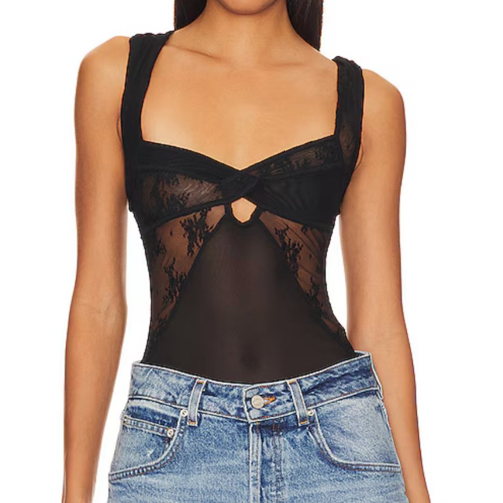 x Free People Intimately Sheer Things Bodysuit